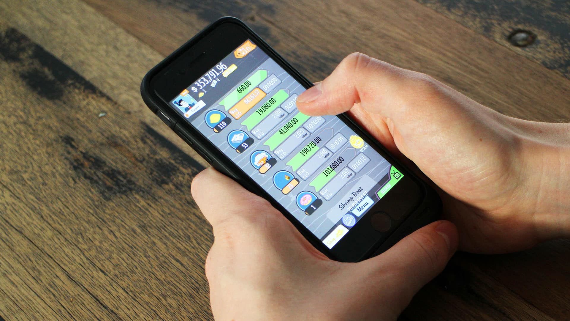 Verslaafd aan de dopaminerush van clickers - Laadscherm
